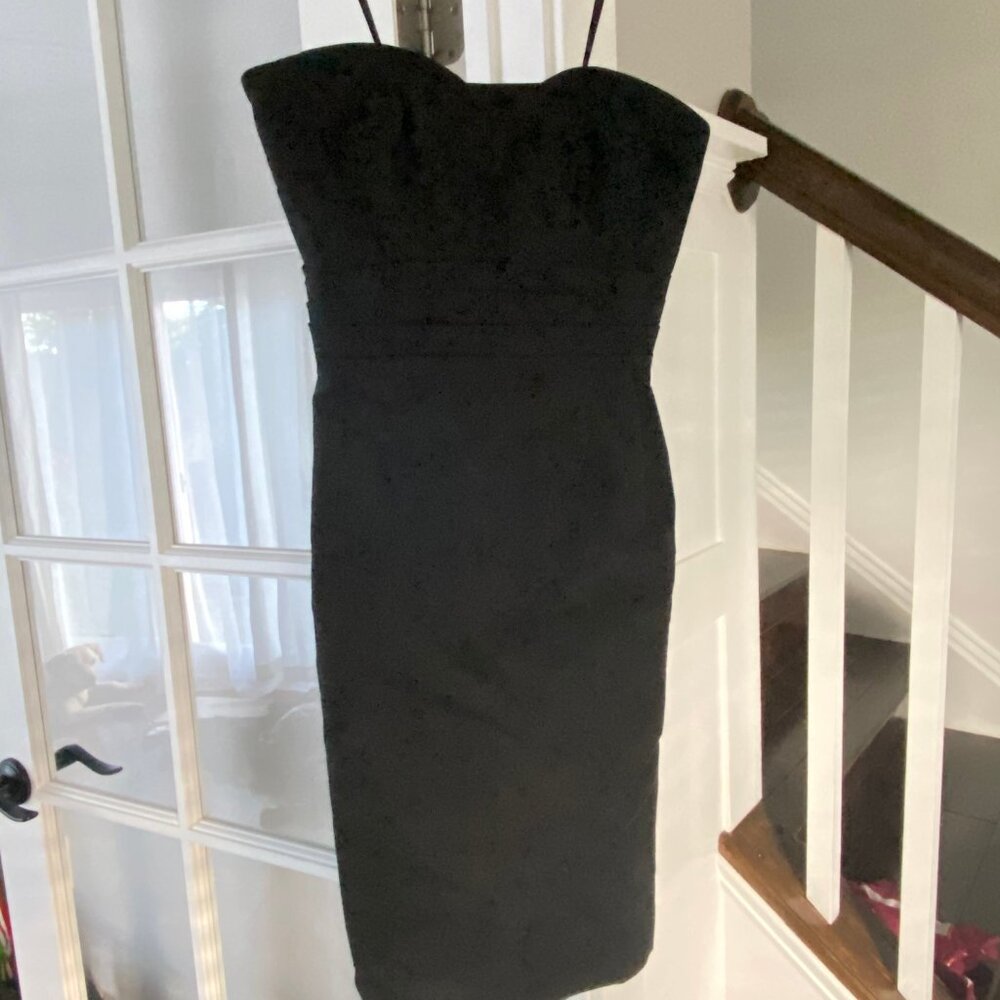 J.Crew Little Black Dress with Sweetheart Neckline - Picture 2 of 5
